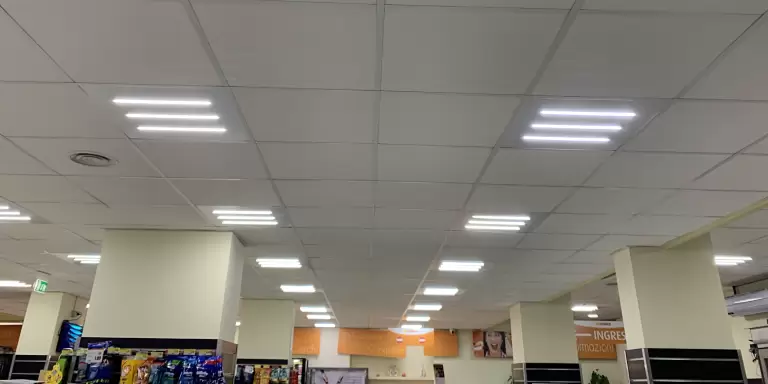 Illuminazione Led supermercati