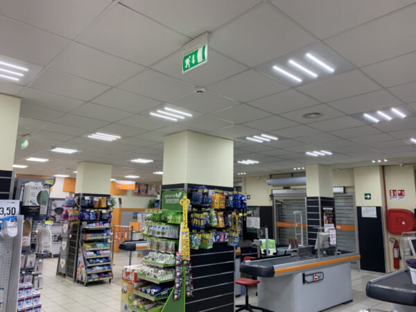 Lampade per supermercati