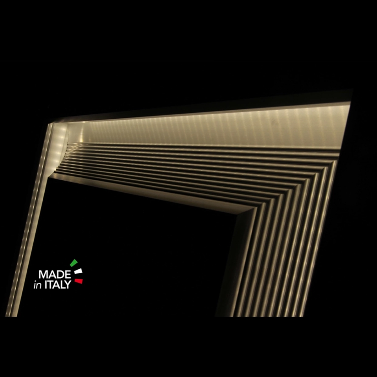 Plafoniera Led Pled-Run 4 anodizzato