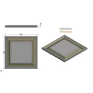 Plafoniera Led Pled-Run 4 anodizzato