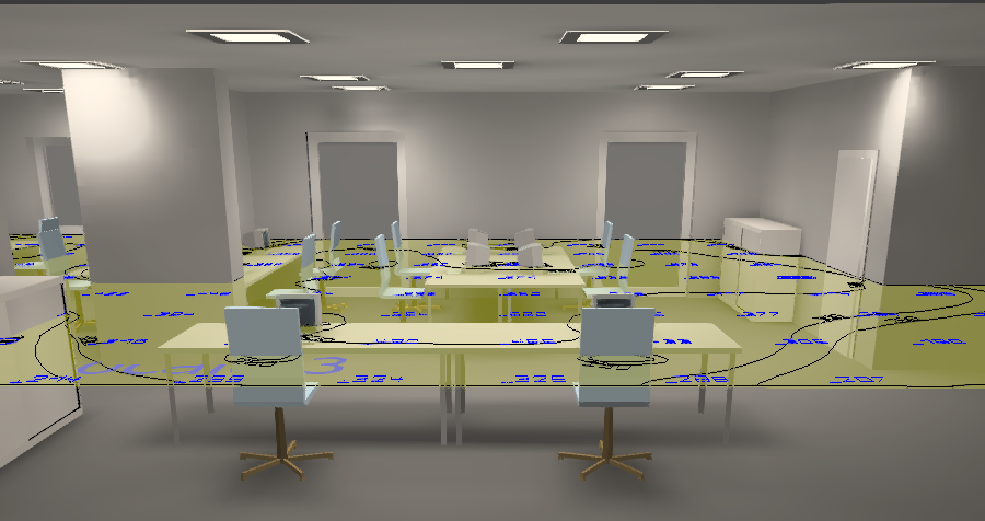 Illuminazione LED uffici con progetto illuminotecnico professionale e comfort visivo