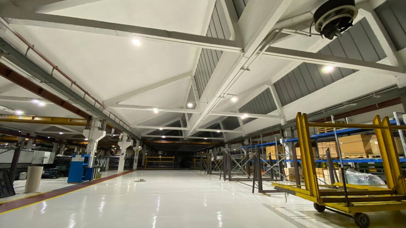 Illuminazione con proiettori industriali led a Grugliasco