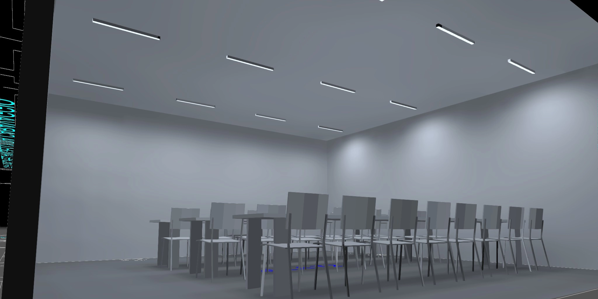 illuminazione interna delle aule