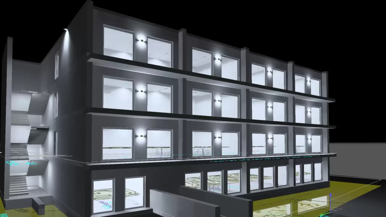 Progetto illuminotecnico scuola di formazione