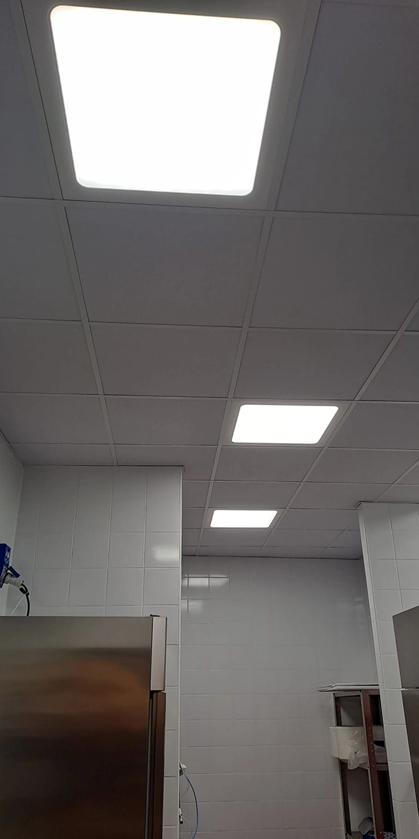 Illuminazione cucine di KFC Palermo
