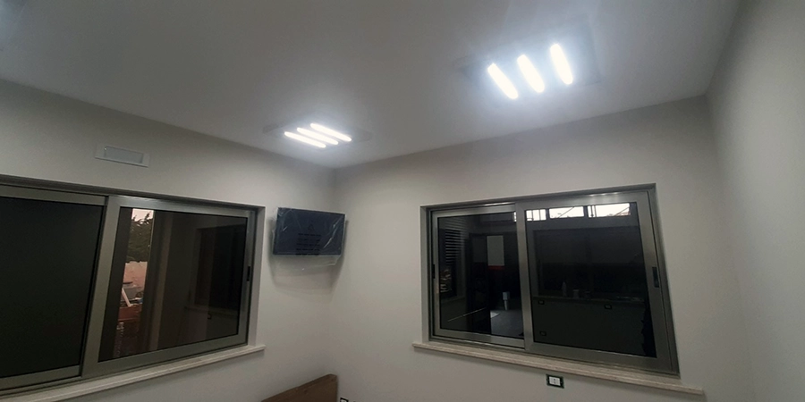 Illuminazione Officina Meccanica con PlafoniereLED