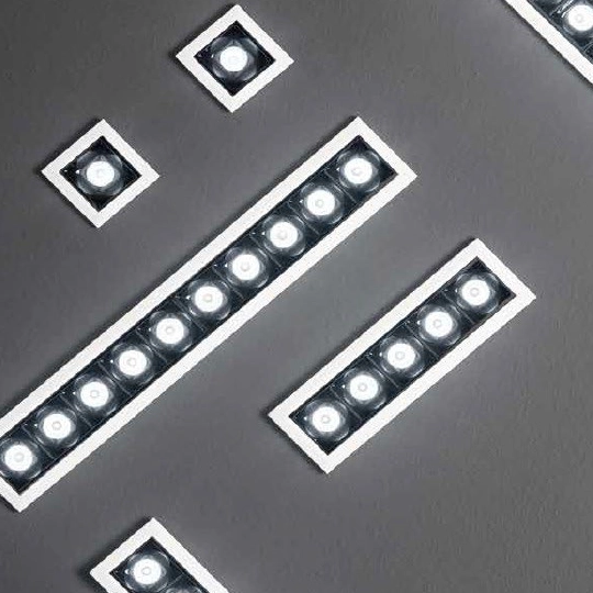 Faretto da incasso con sistema Dark Light