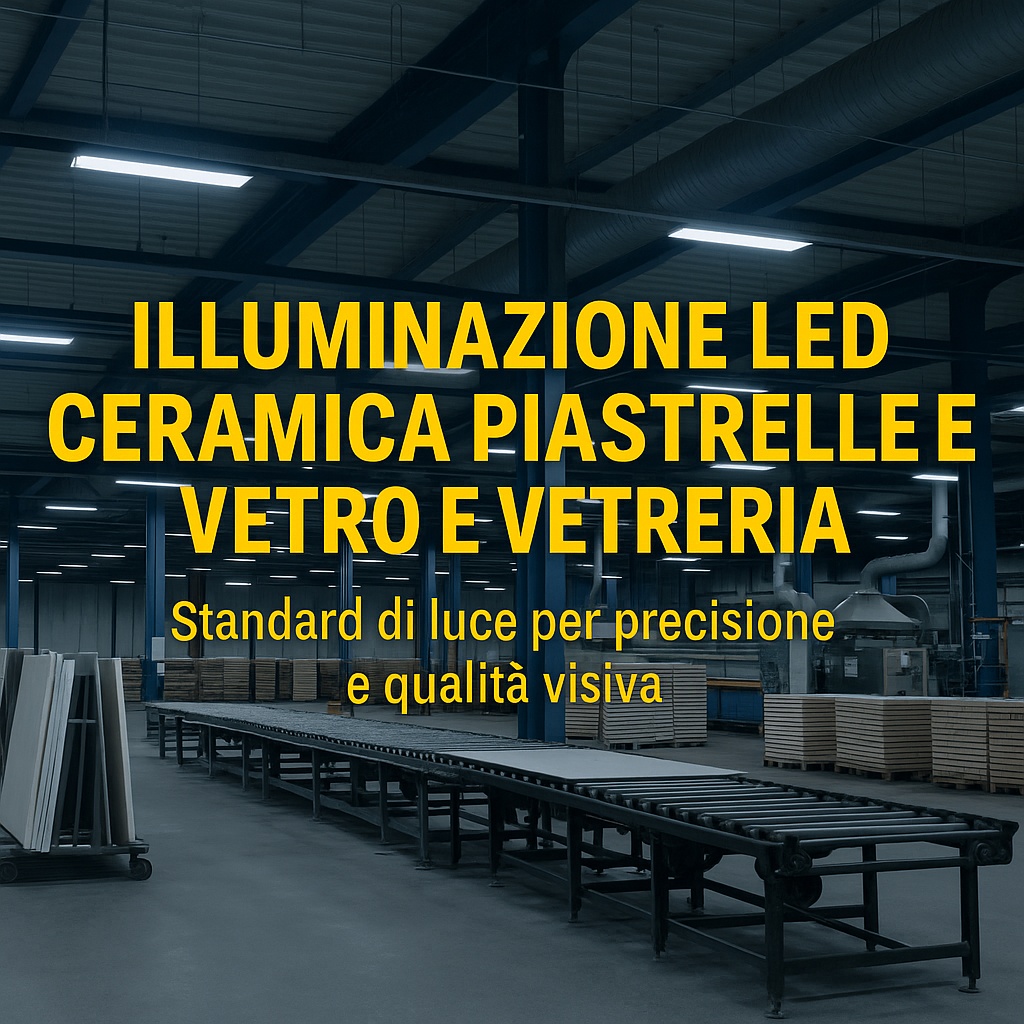 Illuminazione LED Ceramica, Piastrelle e Vetrerie