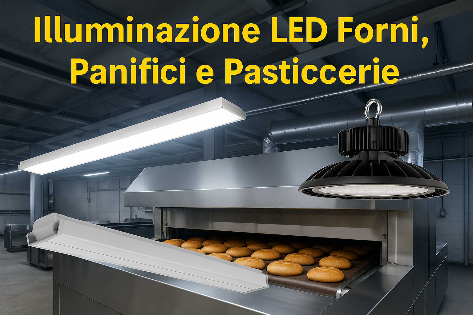 Illuminazione LED Forni, Panifici e Pasticcerie