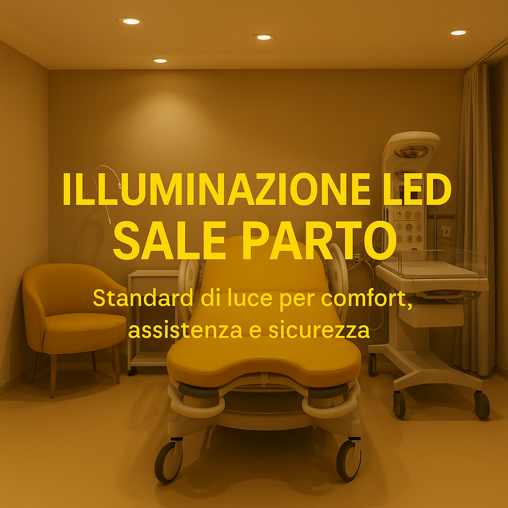 Illuminazione LED sale parto