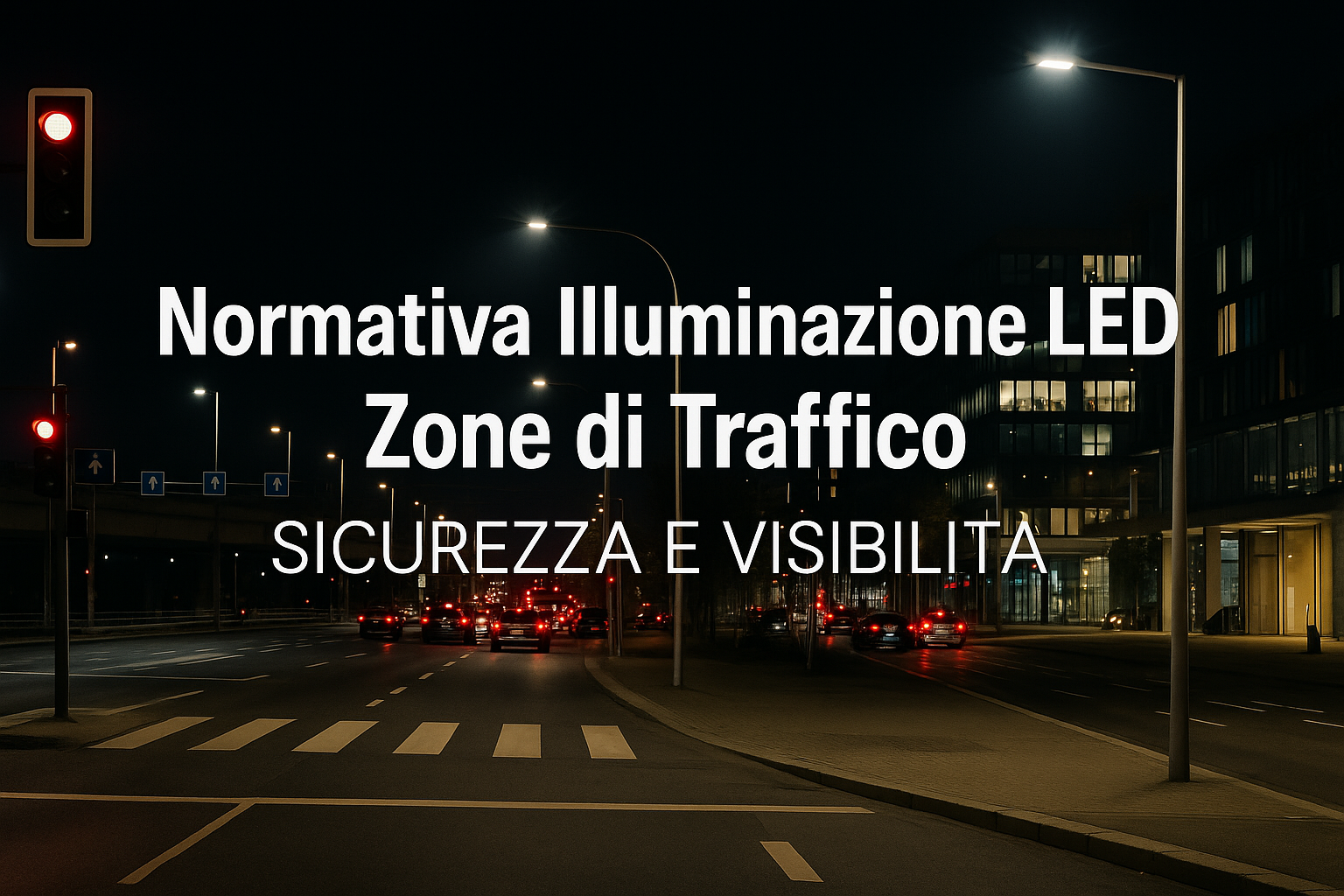 Normativa Illuminazione LED per zone di traffico