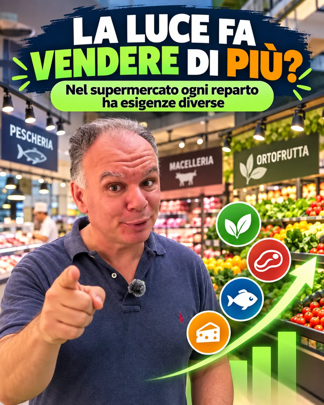 La luce del supermercato può influenzare la percezione dei prodotti