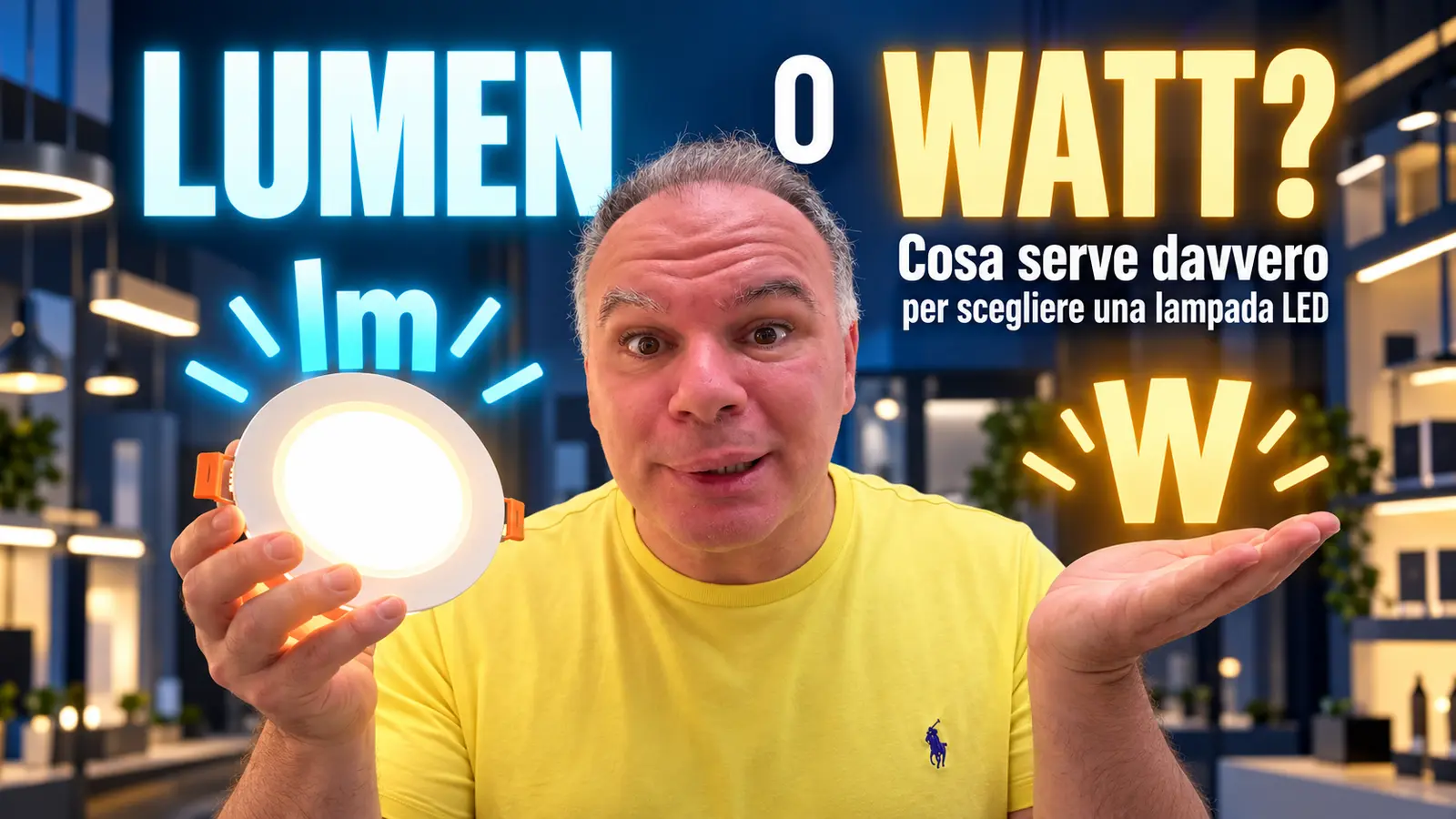 Lumen o watt: cosa serve davvero per scegliere una lampada LED