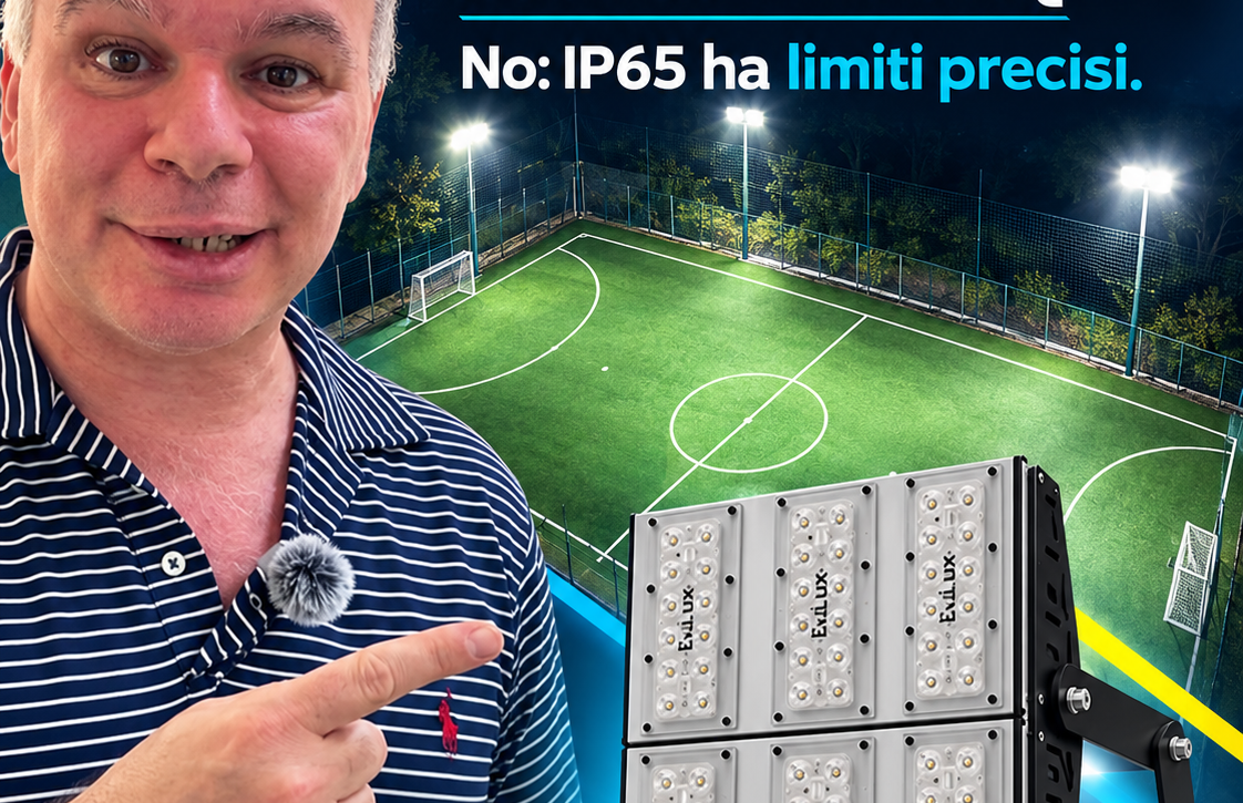 Lampada LED IP65 per illuminazione esterna e industriale