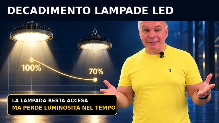 Decadimento delle lampade LED: perché fanno meno luce nel tempo?