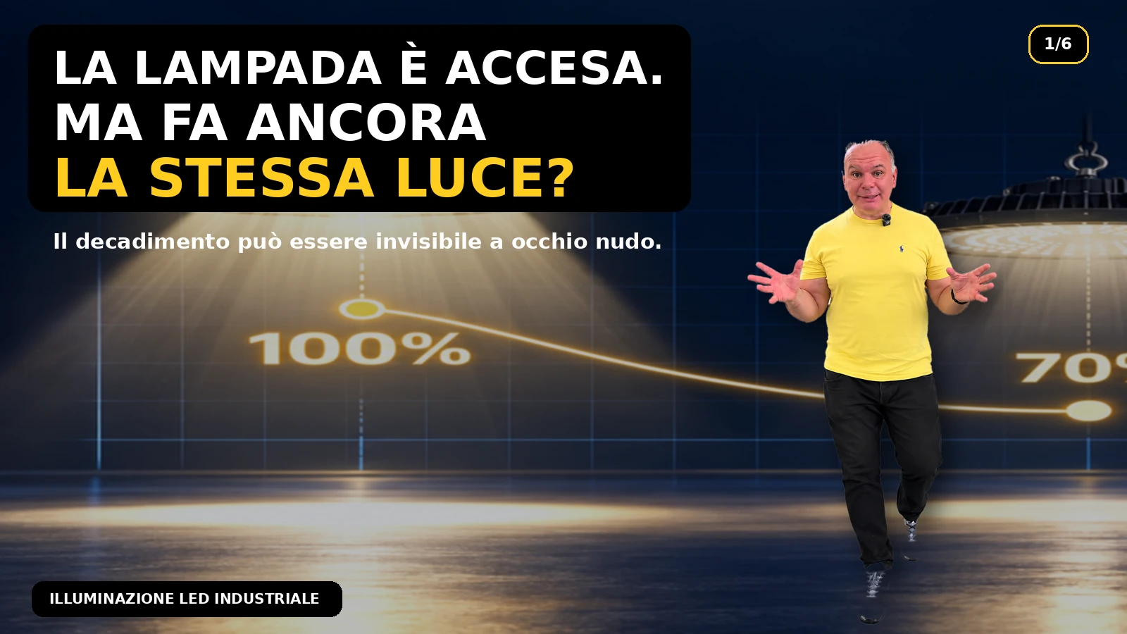 Decadimento delle lampade LED e perdita di luminosità