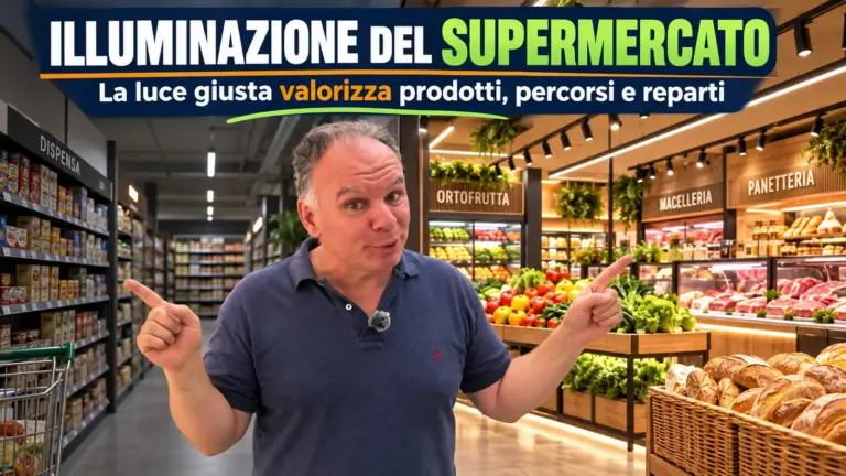 Illuminazione del supermercato: la luce giusta fa vendere di più?