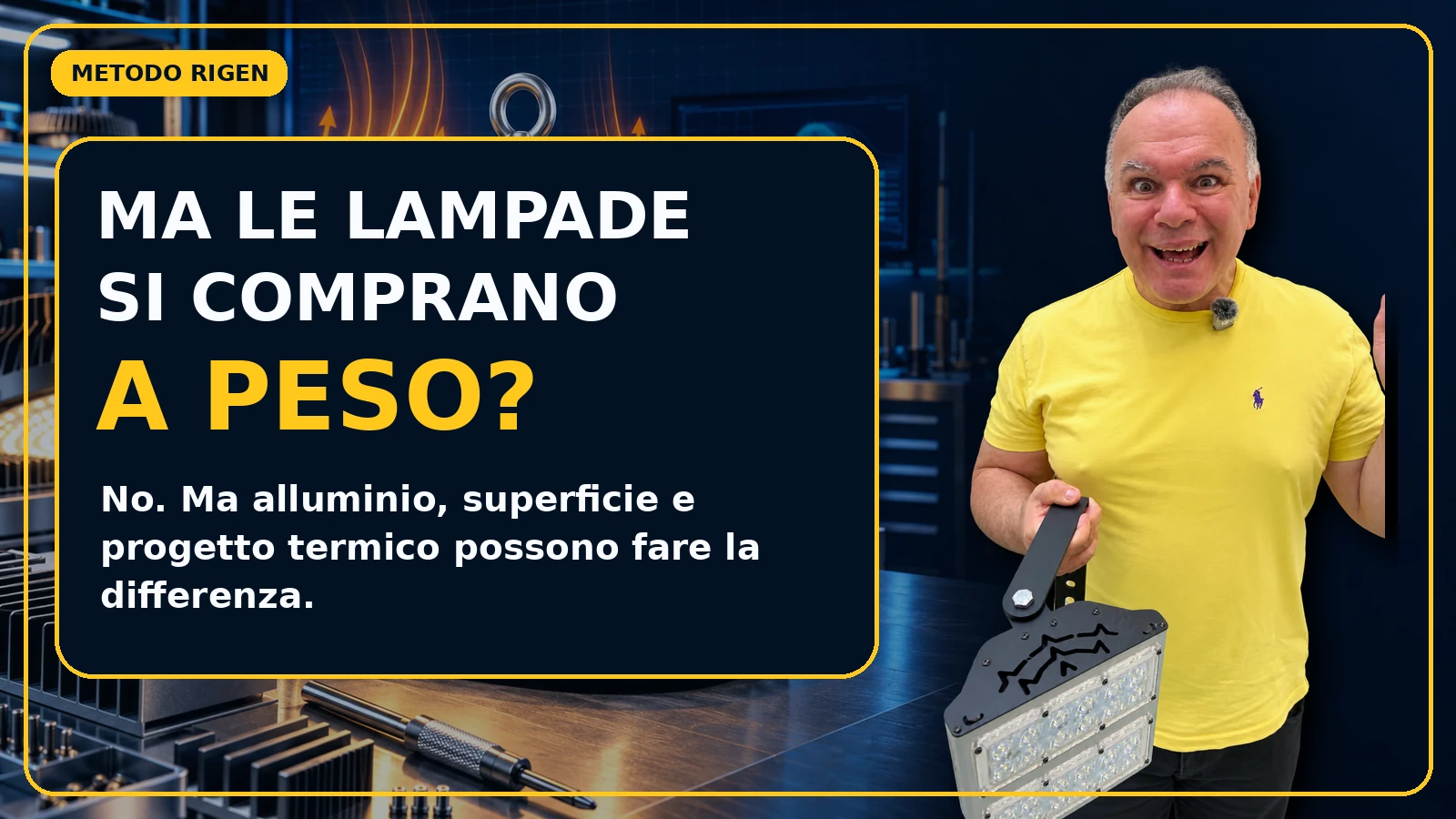 Fabio Locorotondo spiega perché la dissipazione è importante nelle lampade LED