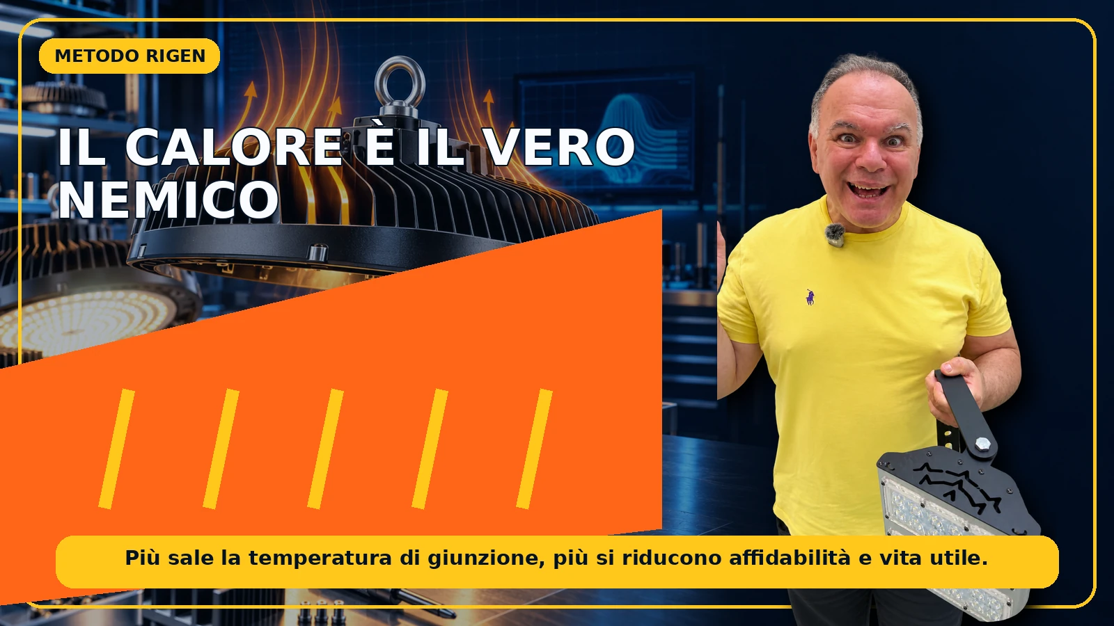 Il calore è un nemico dell'affidabilità dei LED