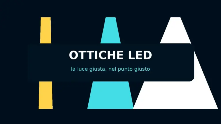 Quanto sono importanti le ottiche in una lampada LED?