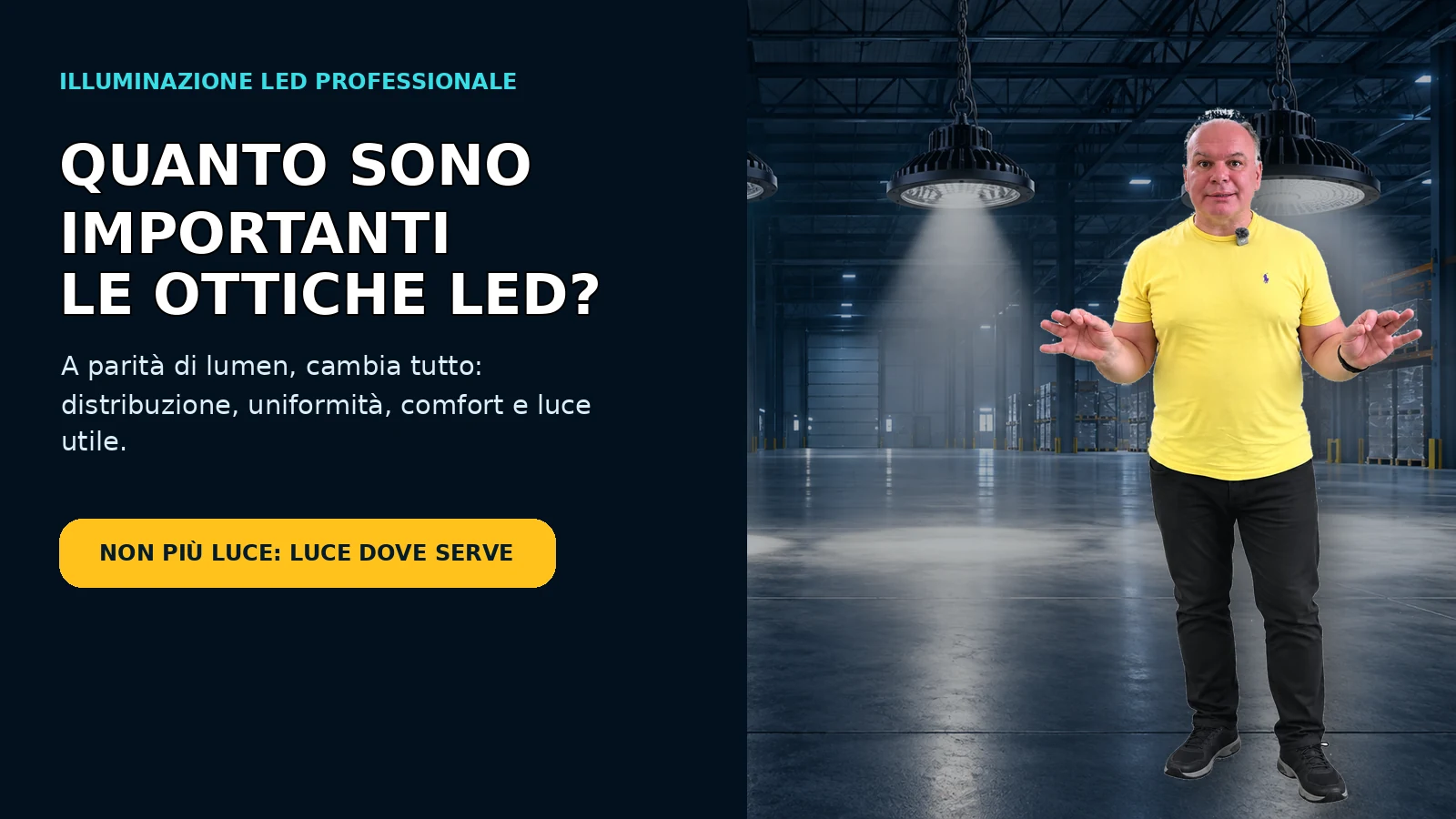 Quanto sono importanti le ottiche in una lampada LED