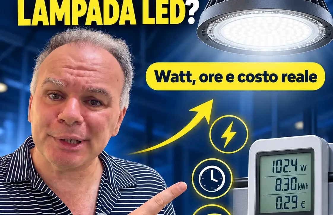 Quanto consuma veramente una lampada LED - guida di Fabio Locorotondo