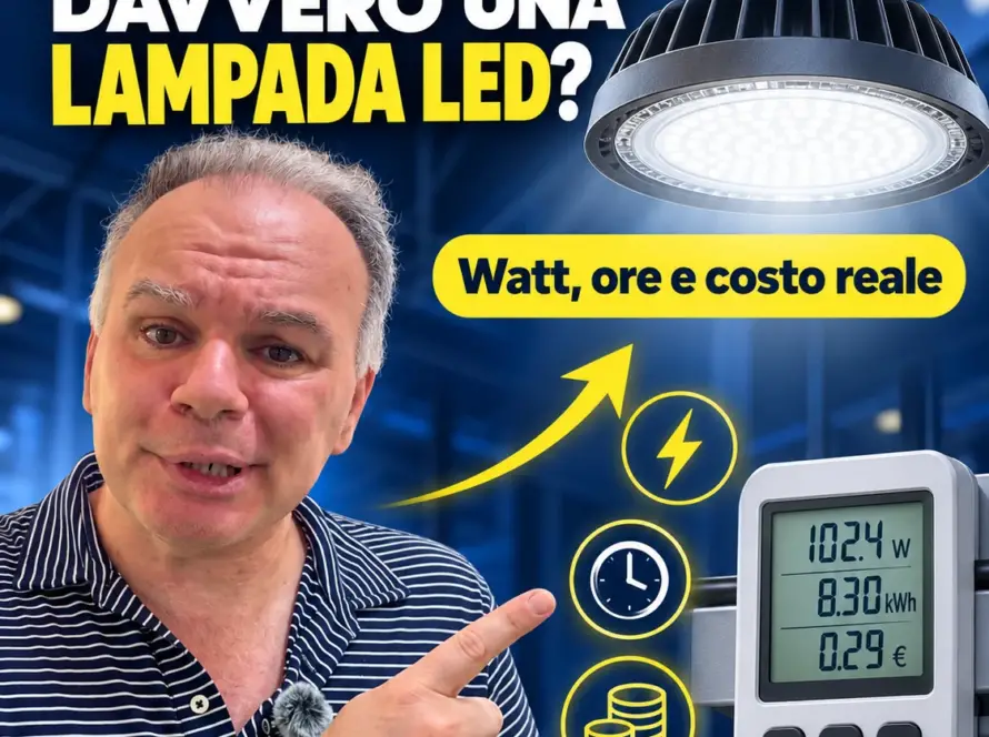 Quanto consuma veramente una lampada LED - guida di Fabio Locorotondo