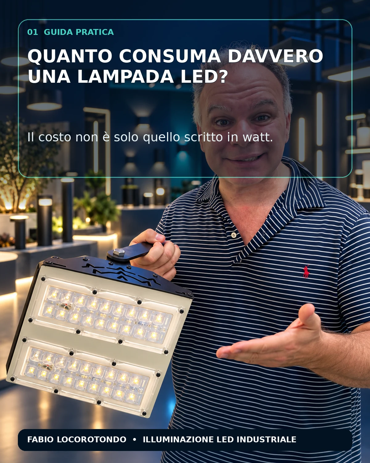 Quanto consuma una lampada LED - approfondimento 1 di 6