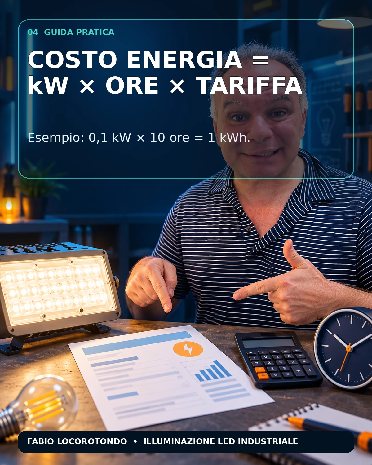 Quanto consuma una lampada LED - approfondimento 4 di 6