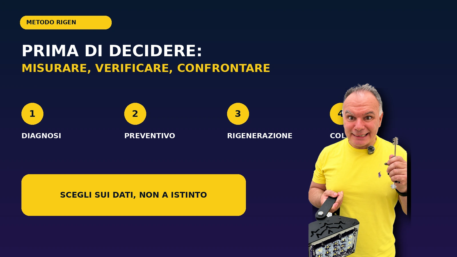Metodo RIGEN per scegliere tra rigenerazione e nuovo
