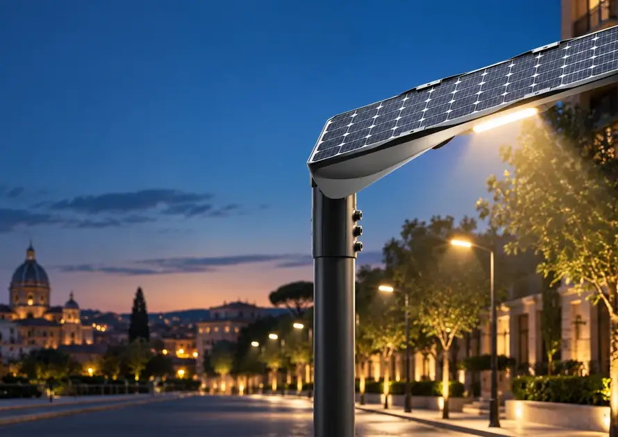 TL HYBRID Solar illuminazione stradale ibrida