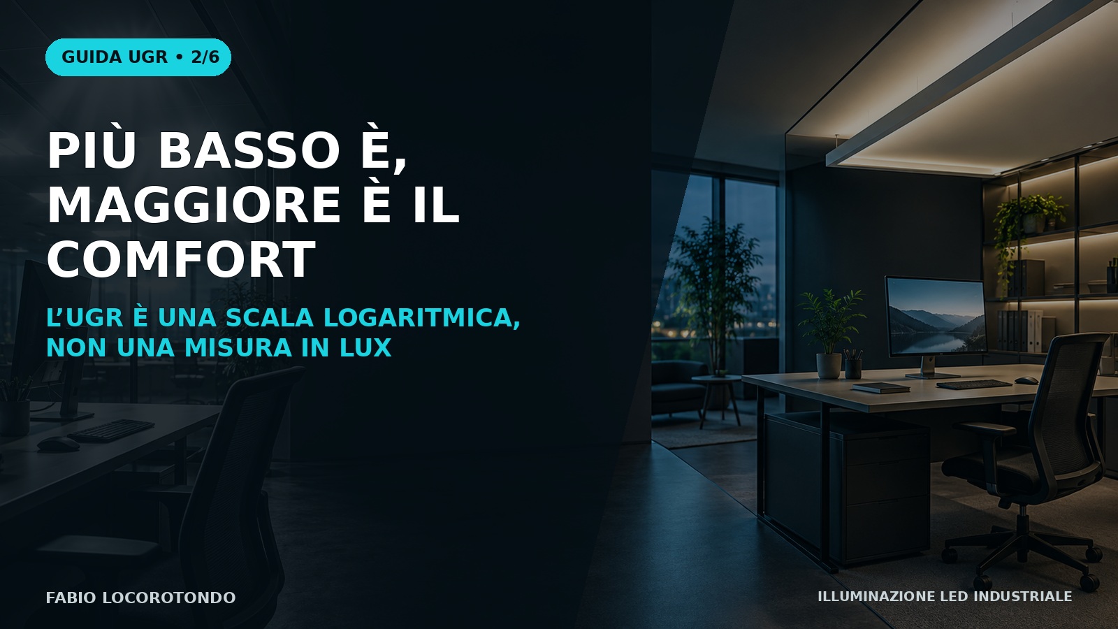 UGR illuminazione e abbagliamento: slide tecnica 2