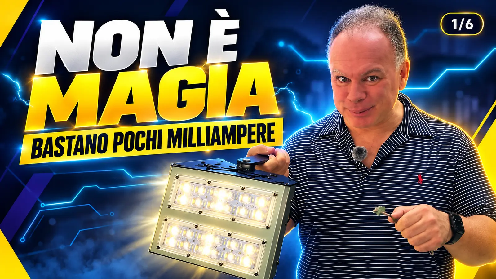 Una corrente minima può far brillare i LED