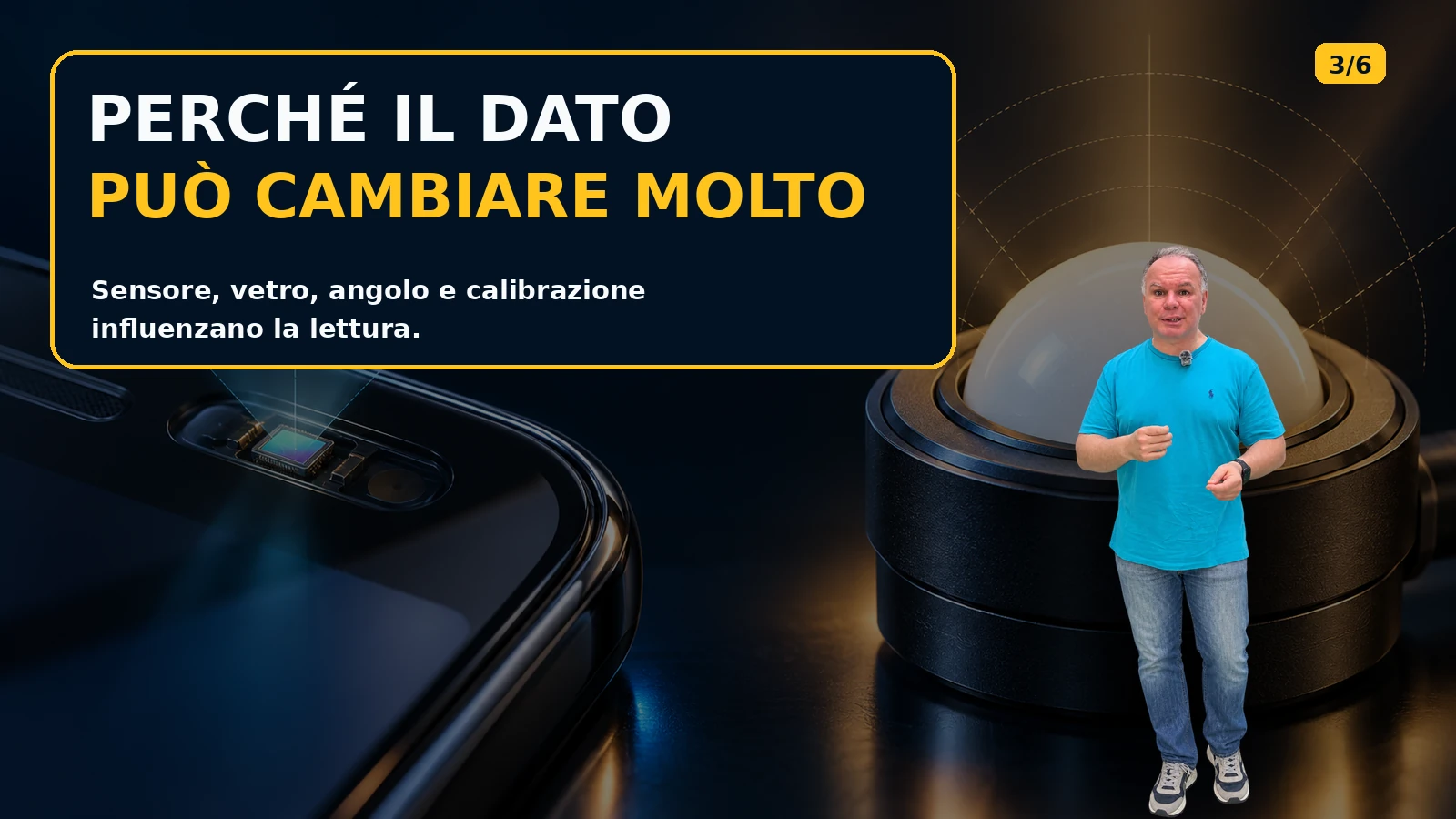 Differenze tra sensore smartphone e luxmetro nella misurazione dei lux