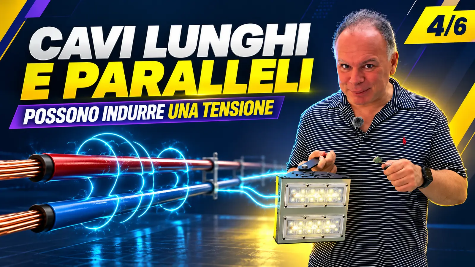 Accoppiamento capacitivo tra cavi paralleli