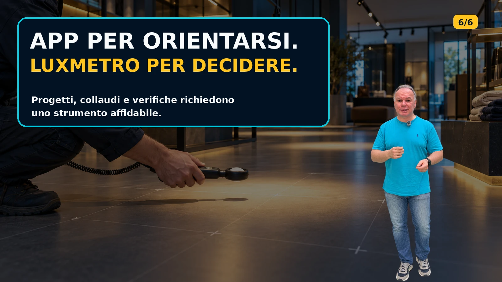 Conclusione sul confronto tra app luxmetro e luxmetro professionale