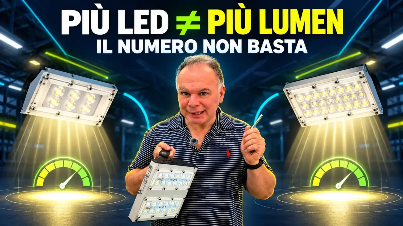 Più LED non significa automaticamente più lumen
