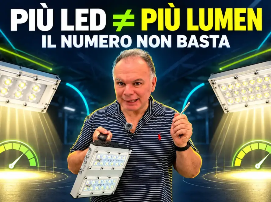 Più LED non significa automaticamente più lumen