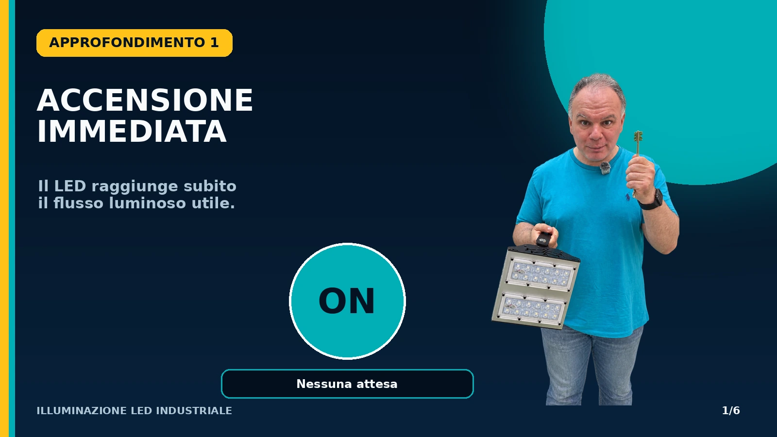 Accensione immediata delle lampade LED