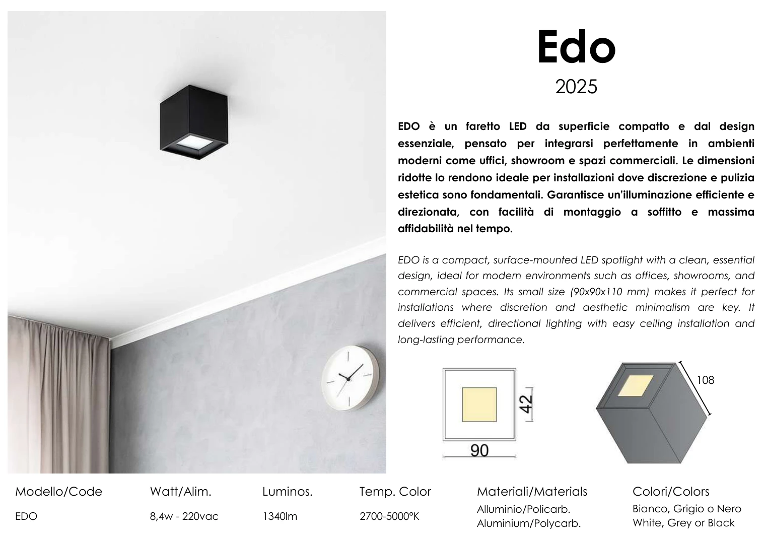 Scheda EDO nel catalogo Xela 2025, pagina 58